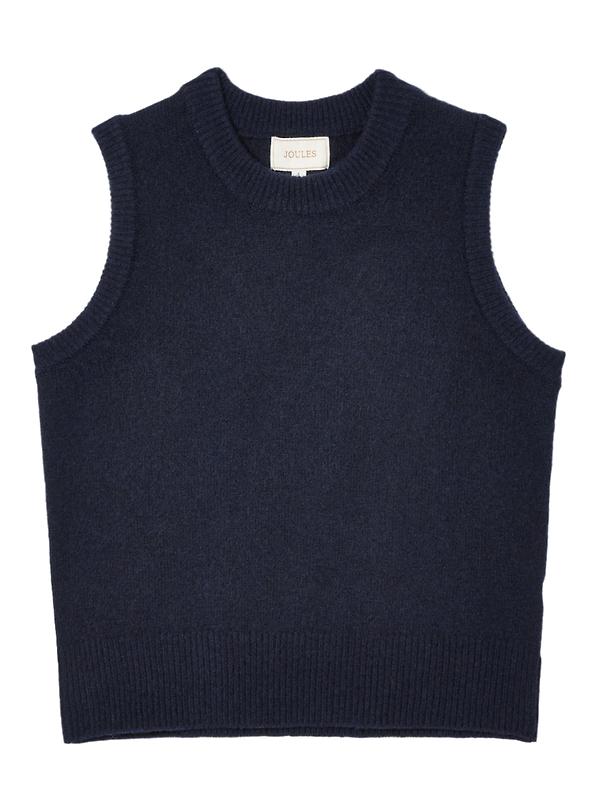 Joules Women's Holly Knitted Vest - Navy Image 1