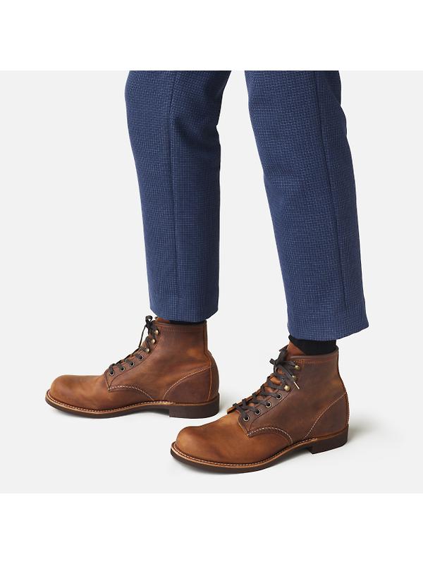 Red Wing Men's Blacksmith 6" Boot Rough & Tough Leather - Copper - Style 3343 Image 11