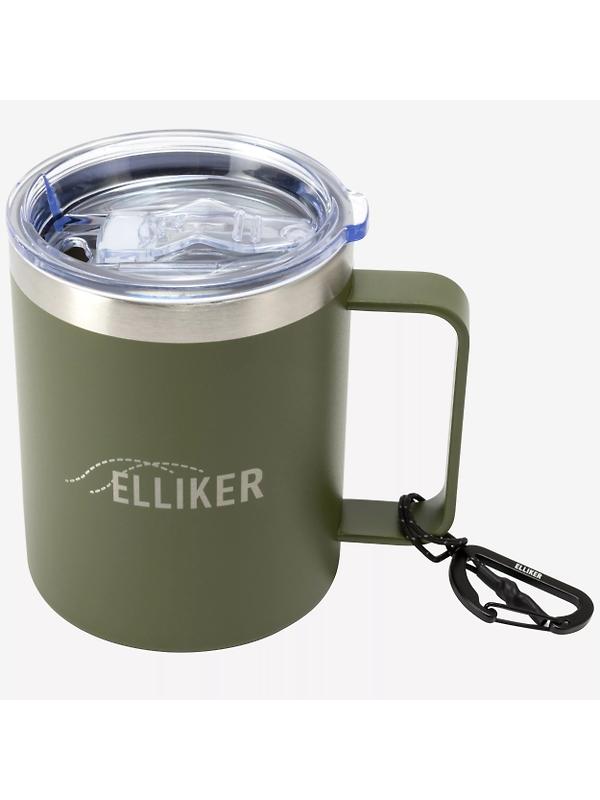 Elliker Malton Vacuum Insulated Camp Travel 12oz Mug - Green Image 3