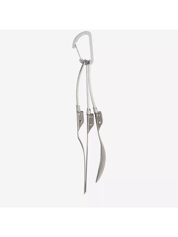 Elliker Beldon Titanium 3 Piece Foldable Cutlery Image 2