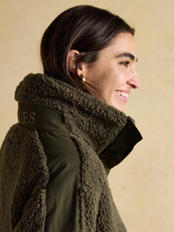 Joules Women's Tilly Quarter Zip Fleece - Green Image 7