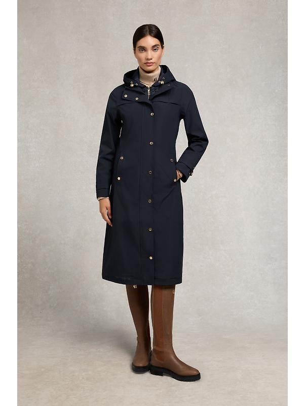 Holland Cooper Women's Folgate Rain Coat - Ink Navy Image 2