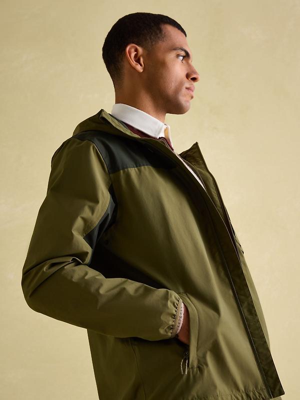 Joules Men's Ayston Lightweight Waterproof Coat - Green Image 10