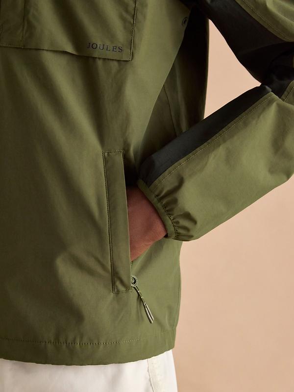Joules Men's Ayston Lightweight Waterproof Coat - Green Image 11