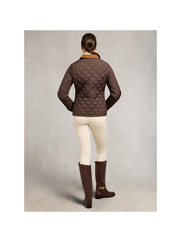 Holland Cooper Women's Hastings Quilted Jacket - Chocolate Image 5