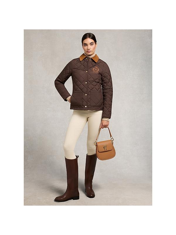 Holland Cooper Women's Hastings Quilted Jacket - Chocolate Image 4