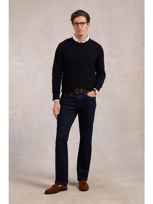 Holland Cooper Men's Classic Straight Jeans - Dark Indigo Image 2