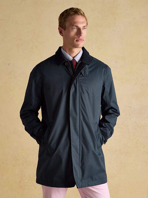 Joules Men's Sandford Waterproof Raincoat - Navy Image 17
