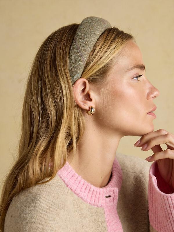 Joules Women's Tessie Tweed Headband - Green Image 3