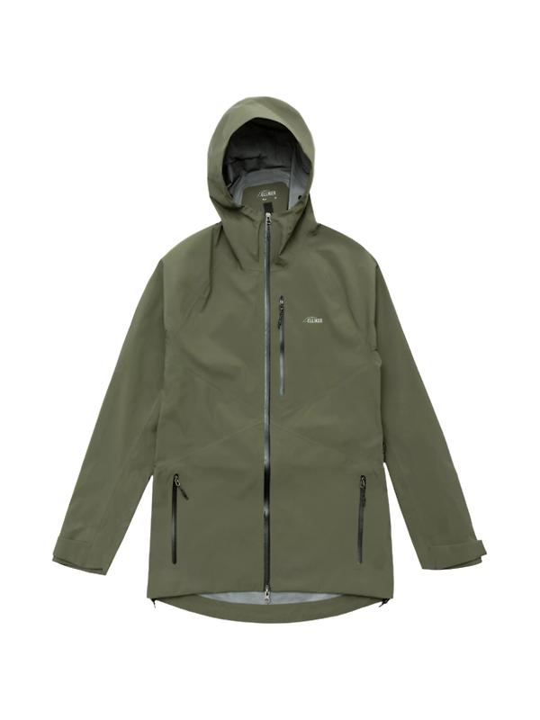 Elliker Unisex Ayre 3L Waterproof Shell Jacket - Khaki Product Image