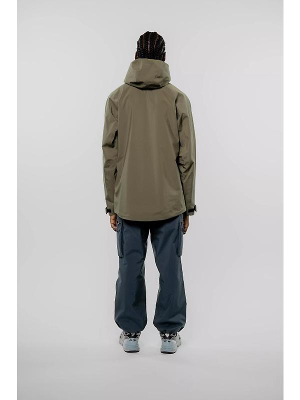 Elliker Unisex Ayre 3L Waterproof Shell Jacket - Khaki Image 4