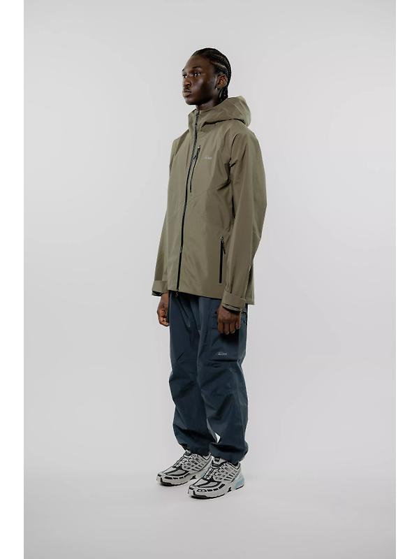 Elliker Unisex Ayre 3L Waterproof Shell Jacket - Khaki Image 3