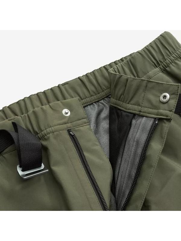 Elliker Unisex Bordley 3L Waterproof Shell Trousers - Khaki Image 7