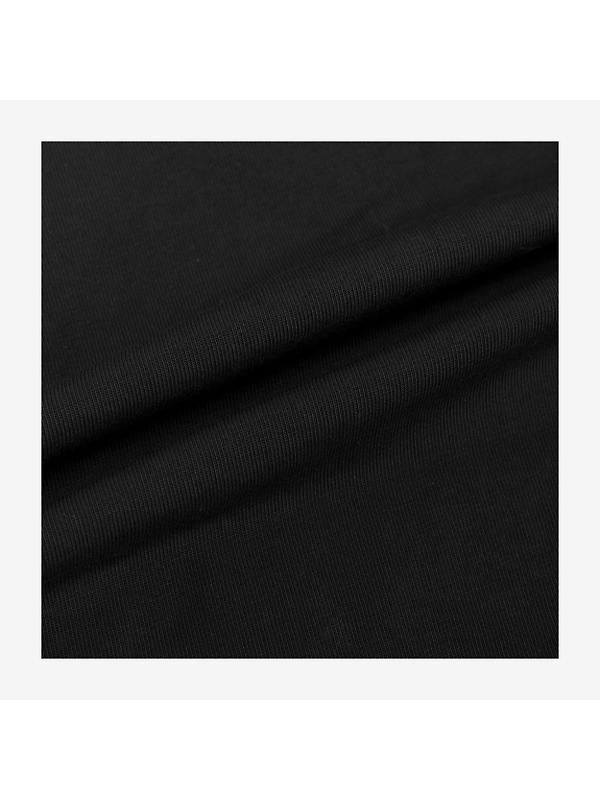 Elliker Unisex Rill Spore Print Short Sleeve T-Shirt - Black Image 9