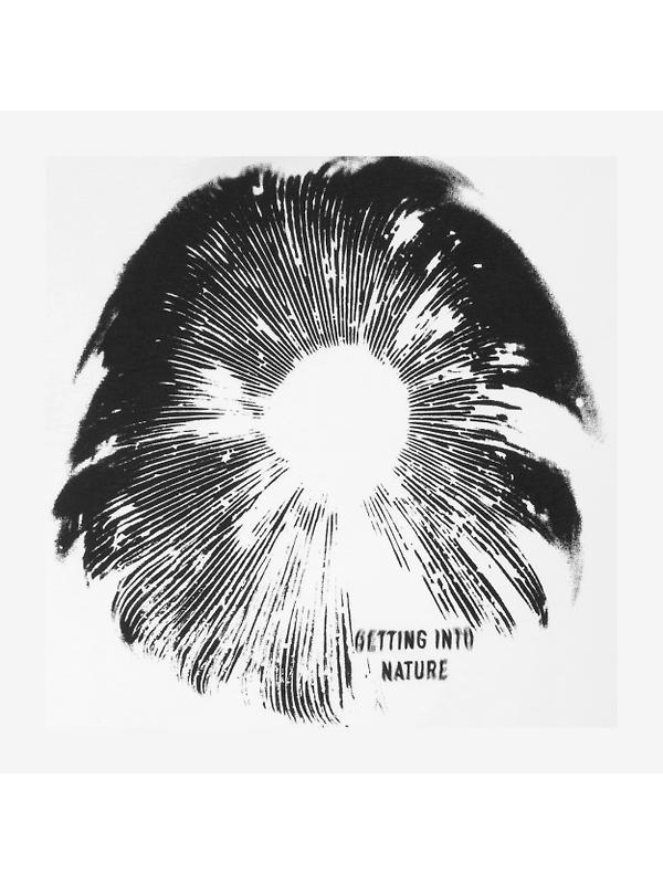 Elliker Unisex Rill Spore Print Short Sleeve T-Shirt - White Image 6