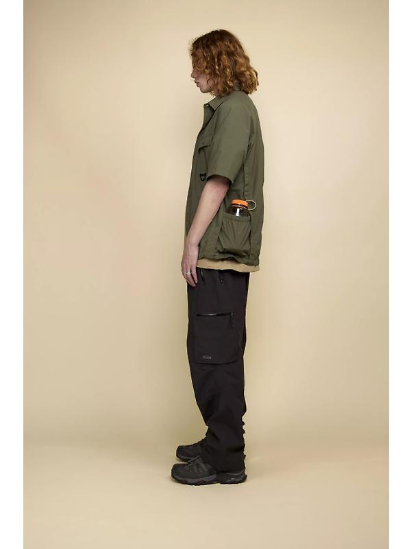 Elliker Unisex Alston Short Sleeve Tech Shirt - Khaki Image 3