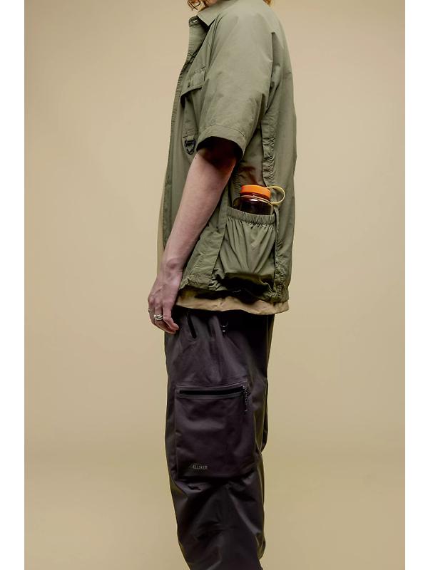 Elliker Unisex Alston Short Sleeve Tech Shirt - Khaki Image 4