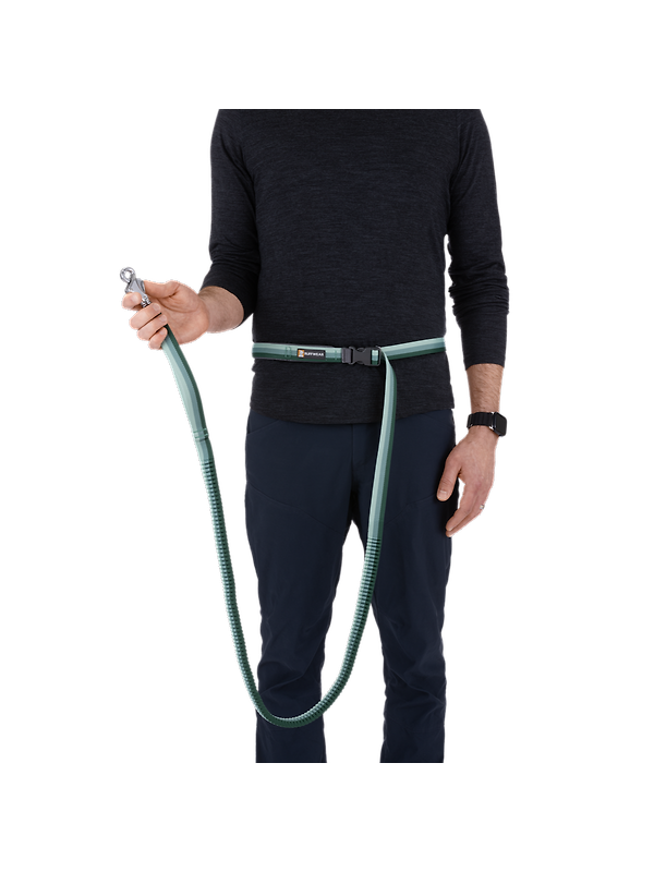 RUFFWEAR Roamer Bungee Dog Lead - River Rock Green Image 7