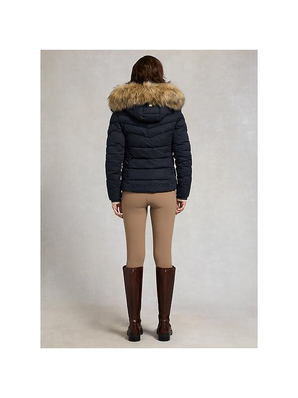 Holland Cooper Women's Whistler Puffer Jacket - Ink Navy Natural Image 7