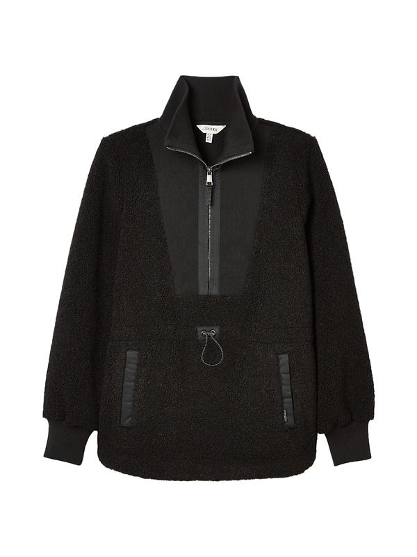 Joules Women's Thurleston Quarter Zip Fleece - Black Image 1