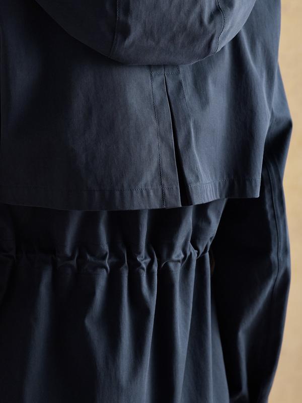 Joules Women's Portwell Waterproof Raincoat - Navy Blue Image 11