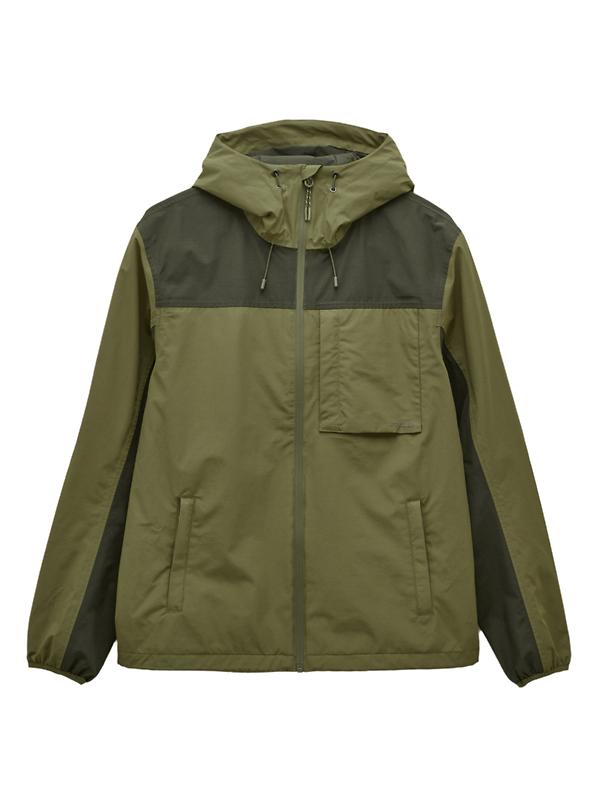 Joules Men's Ayston Lightweight Waterproof Coat - Green Image 1