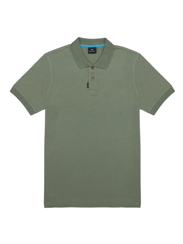 Paul Smith Men's Reg Fit Polo Shirt - Greyish Green Product Image