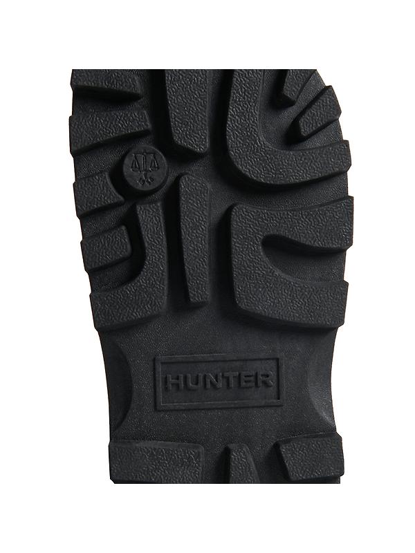 Hunter Unisex Vegan Synthetic Logo Sliders - Lichen Green Image 4