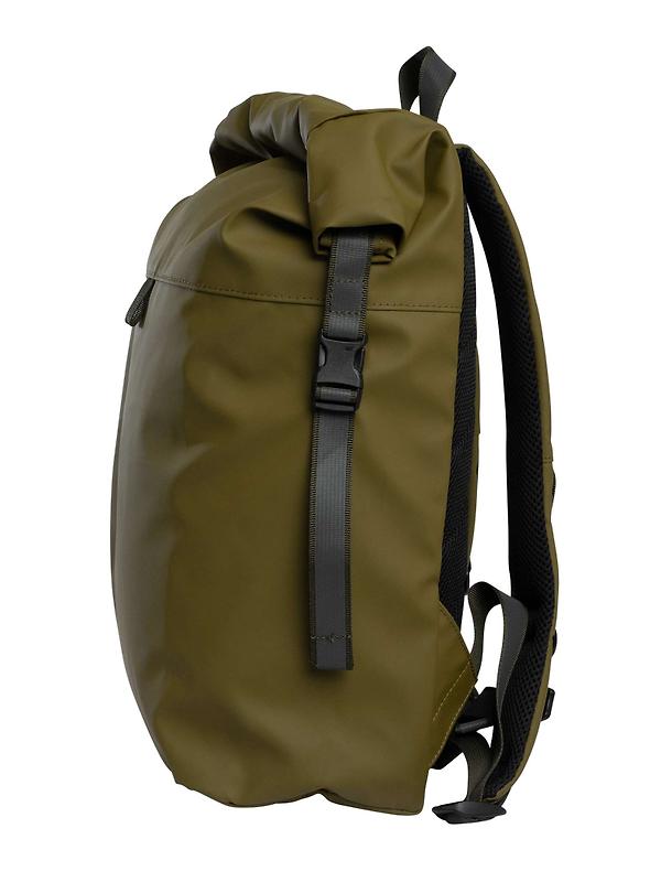 Sandqvist Konrad Rolltop Backpack - 17L - Moss Green Image 3