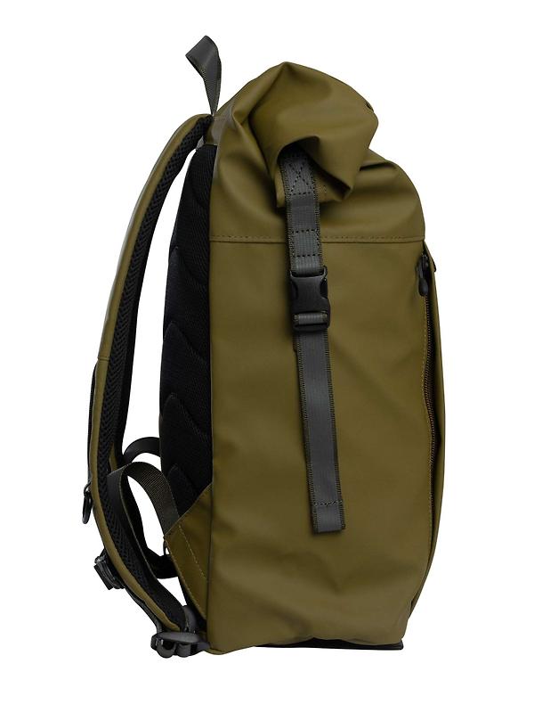Sandqvist Konrad Rolltop Backpack - 17L - Moss Green Image 5