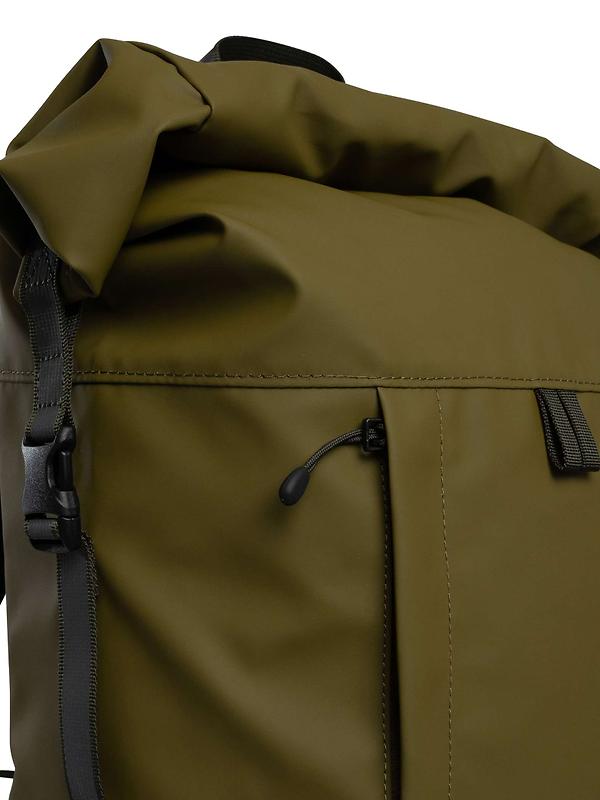 Sandqvist Konrad Rolltop Backpack - 17L - Moss Green Image 8