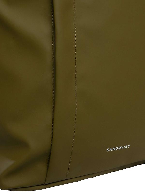 Sandqvist Konrad Rolltop Backpack - 17L - Moss Green Image 9