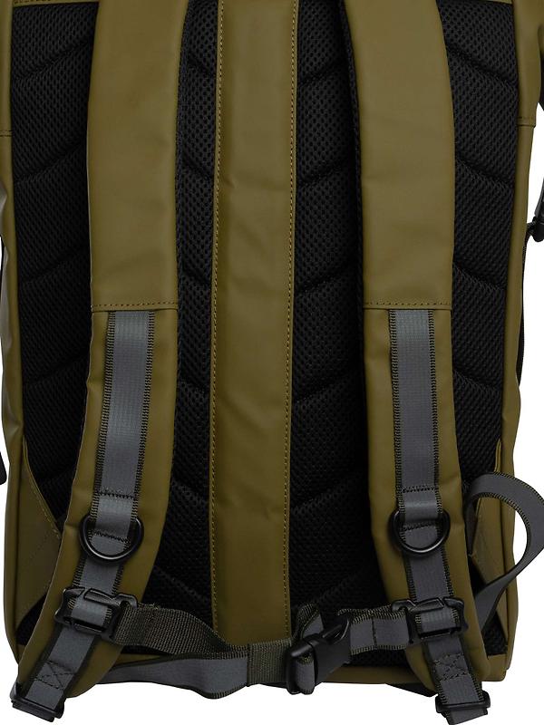 Sandqvist Konrad Rolltop Backpack - 17L - Moss Green Image 7