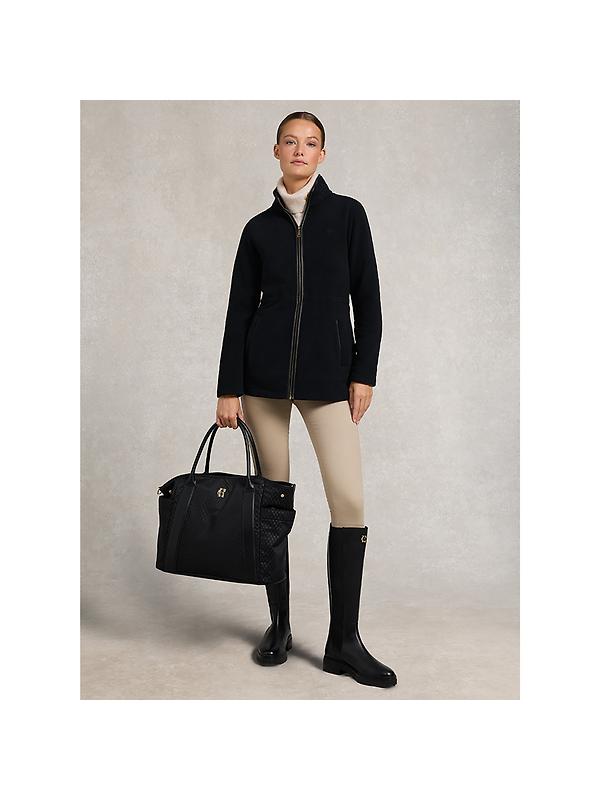 Holland Cooper Women's Country Longline Fleece - Black Image 3