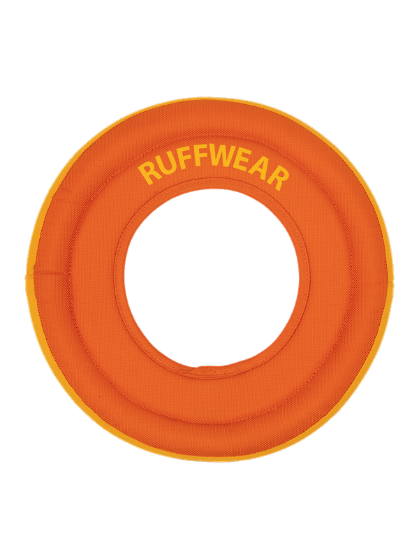 RUFFWEAR Hydro Plane Floating Throw Toy - Campfire Orange Image 1