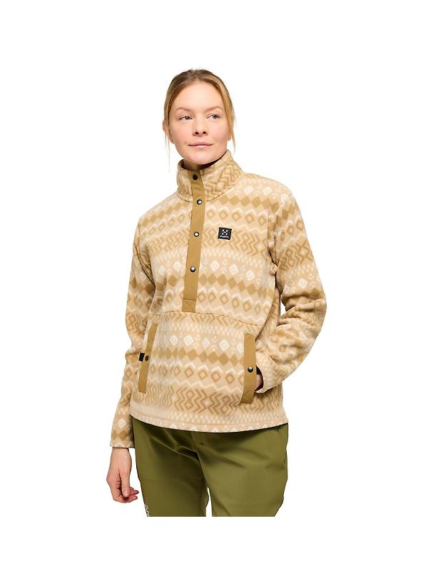 Haglöfs Women's Mora Midlayer - Sand/Cinnamon Brown Image 3