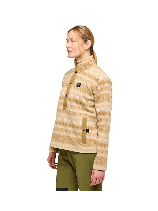 Haglöfs Women's Mora Midlayer - Sand/Cinnamon Brown Image 6