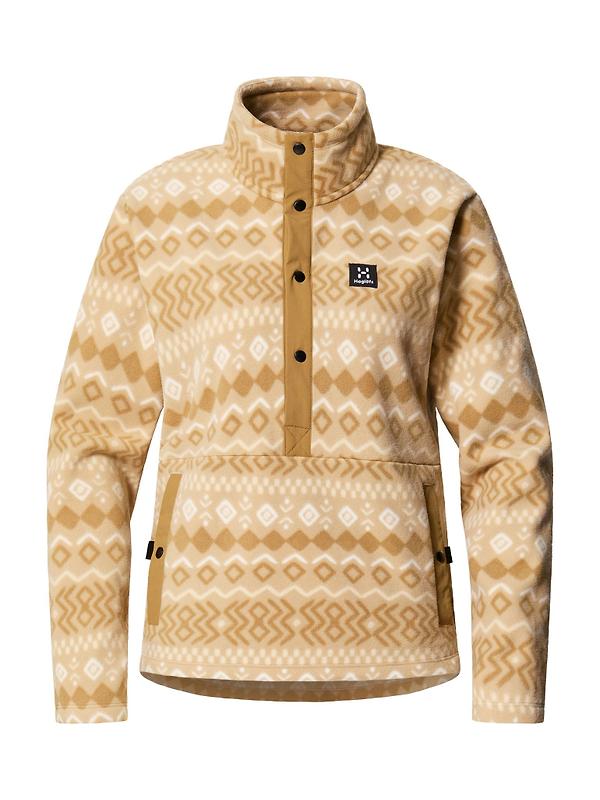 Haglöfs Women's Mora Midlayer - Sand/Cinnamon Brown Image 1