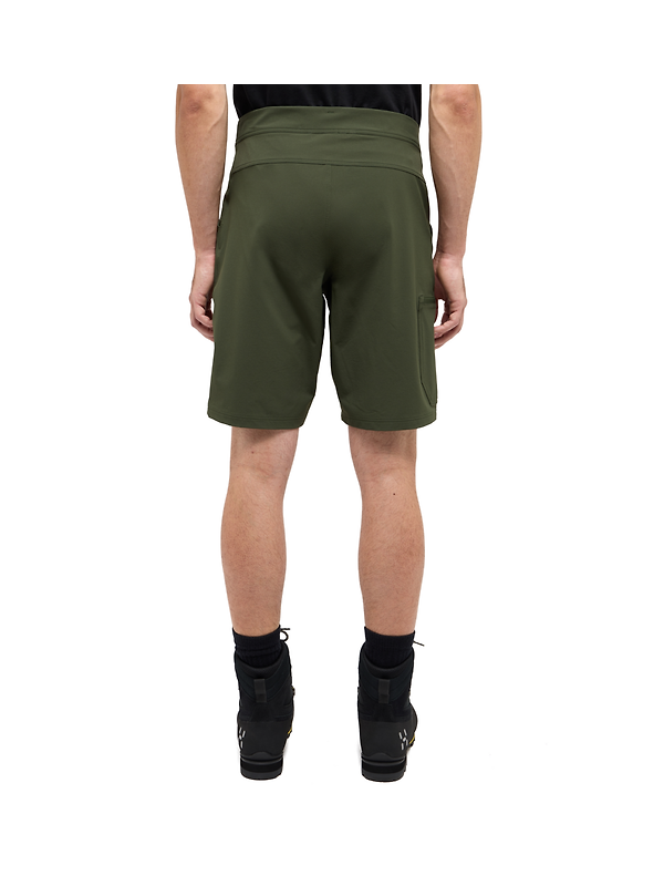 Haglöfs Men's Lizard Softshell Shorts - Seaweed Green Image 3