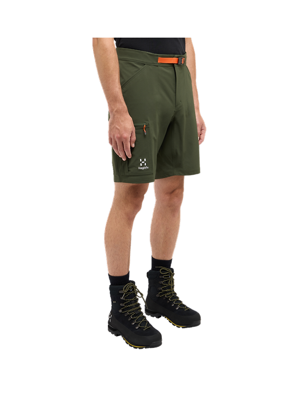 Haglöfs Men's Lizard Softshell Shorts - Seaweed Green Image 4