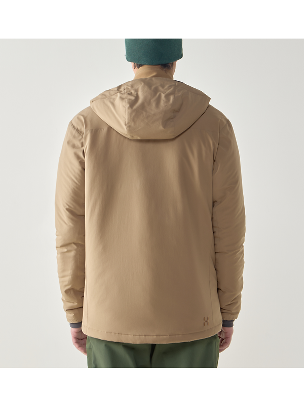 Haglöfs Men's Mimic Alert Hood Insulated Jacket - Oak Brown Image 2