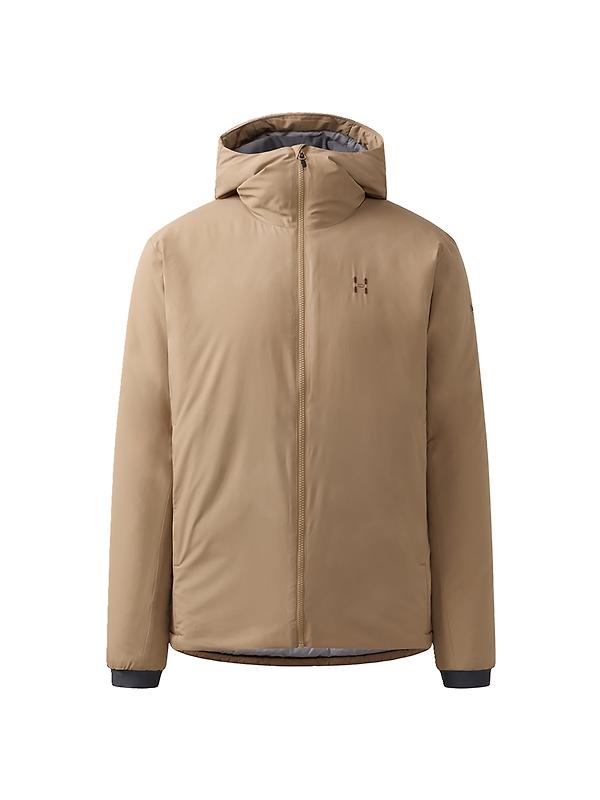 Haglöfs Men's Mimic Alert Hood Insulated Jacket - Oak Brown Image 1