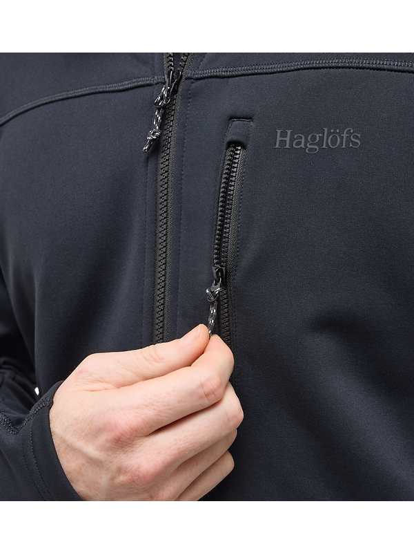Haglöfs Men's Rosson Mid Jacket - True Black Image 6