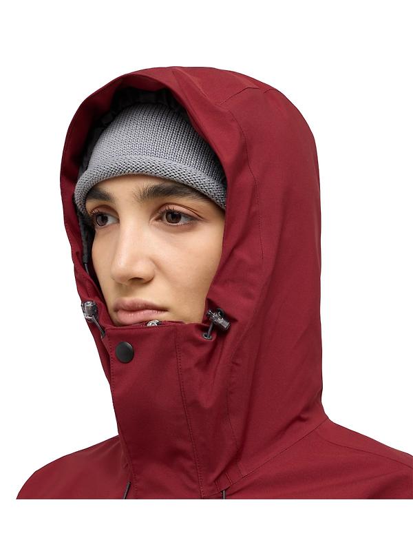 Haglöfs Women's Breeze Proof Waterproof Jacket - Carmine Red Image 3