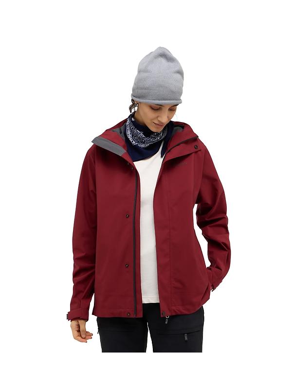Haglöfs Women's Breeze Proof Waterproof Jacket - Carmine Red Image 4