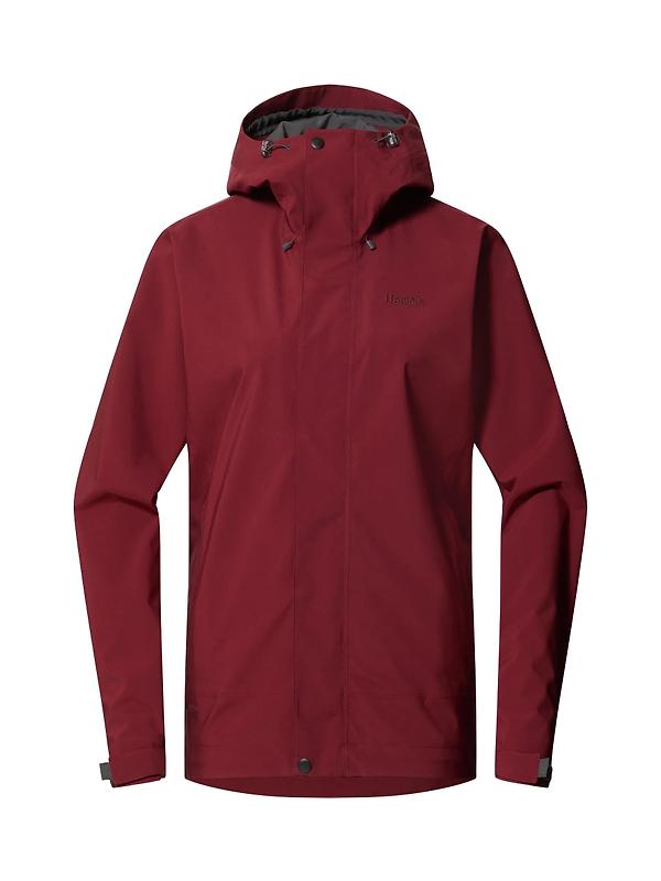 Haglöfs Women's Breeze Proof Waterproof Jacket - Carmine Red Image 1