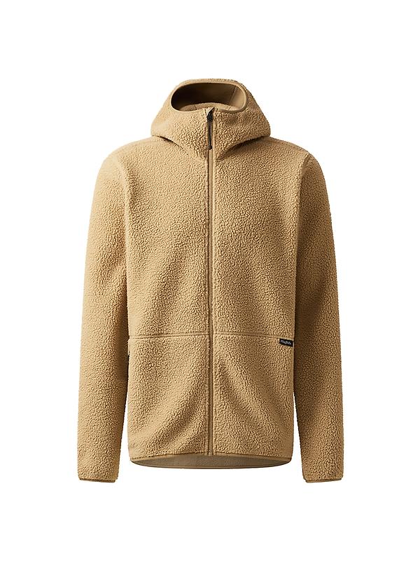Haglöfs Men's Funäs Pile Hood Jacket - Oak Brown Image 1