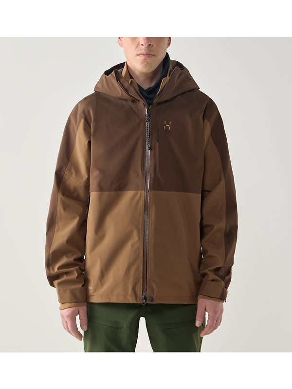 Haglöfs Men's Front Proof II Shell Jacket - Woodland Brown/Teak Brown Image 2