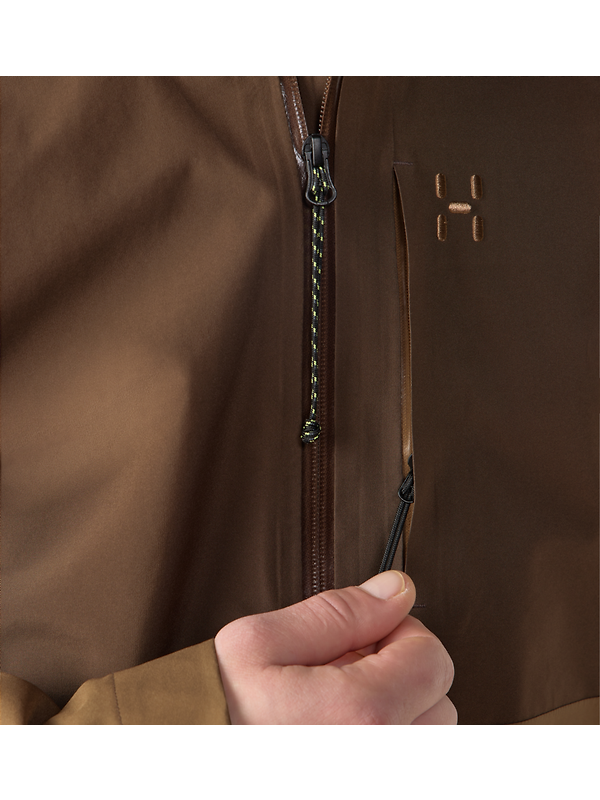 Haglöfs Men's Front Proof II Shell Jacket - Woodland Brown/Teak Brown Image 10