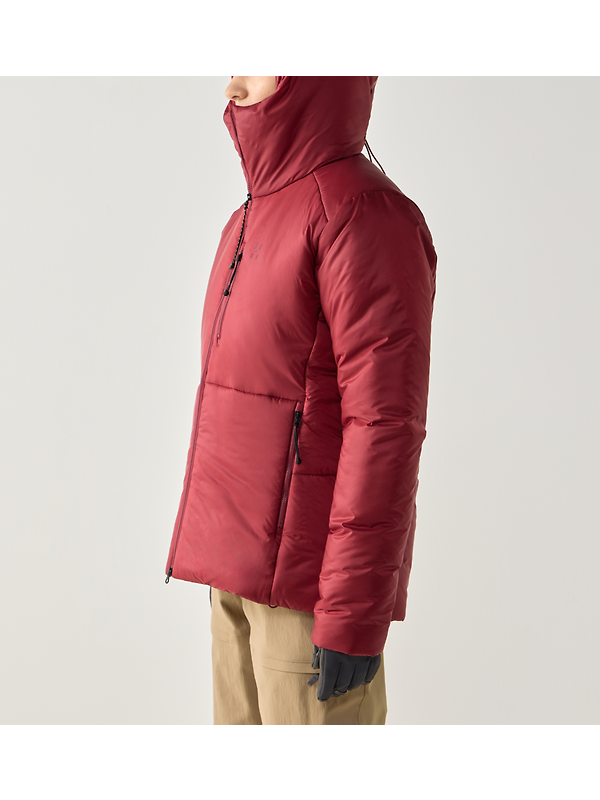 Haglöfs Women's Breeze Mimic Hood Insulated Jacket - Carmine Red Image 4